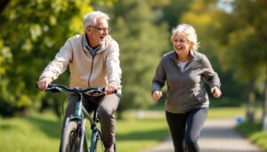 Fietsen of stevig wandelen: wat verbrandt meer vet na je 60e?